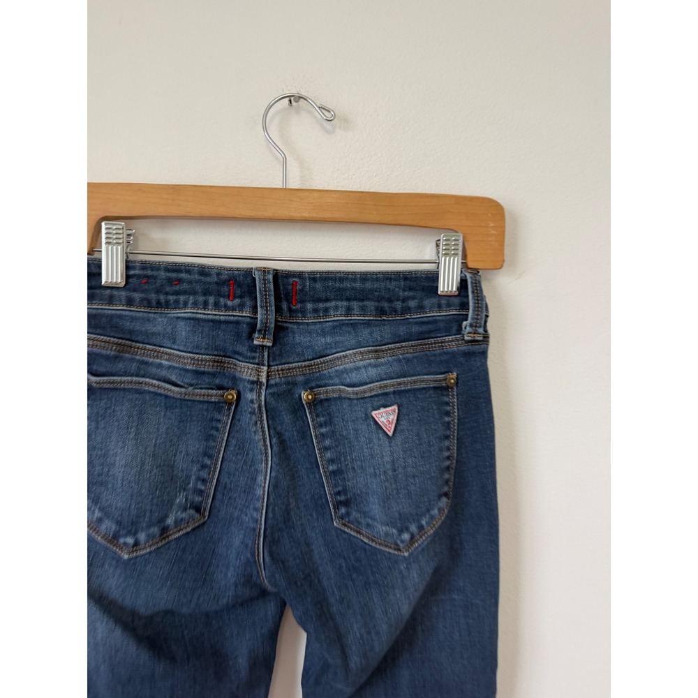 Women's Guess Mid-Rise Curvy Skinny Distressed Jeans – Size 25 Great Condition - Picture 4 of 5